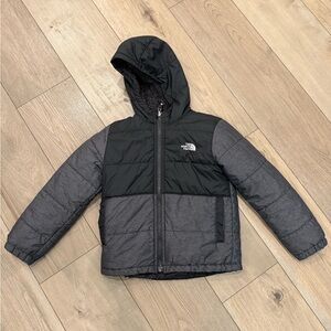 The North Face Kids Puffer Jacket - Black and Gray